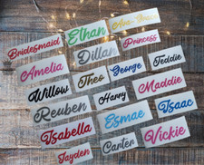 Personalised Vinyl Name