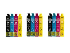 12 Ink Cartridges fits Epson