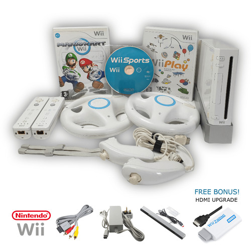 Nintendo wii console - wii, mario