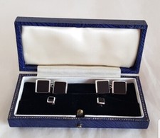 Antique 9ct White gold Dress