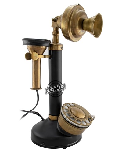 Vintage brass candlestick - brass,