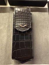 BRAND NEW VERTU SIGNATURE S ALLIGATOR LEATHER 100% AUTHENTIC RRP £2,500 CASE