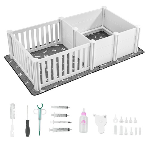 Dog whelping pen box - dog,