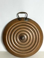 Antique copper bed warmer - warmer, /