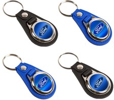 FORD, Leather Look  Key Ring, Key Fob