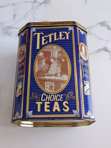 Vintage tetley choice teas tin - vintage,