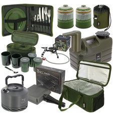 NGT FISHING CAMPING BREW KIT MUGS STOVE GAS BIVVY GRILL FAST BOIL KETTLE BUNDLE