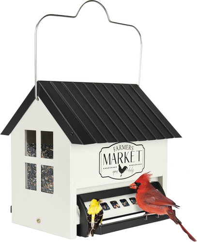Metal hopper squirrel proof - hopper,