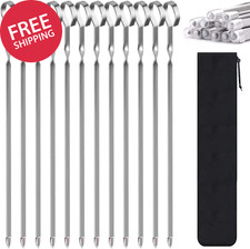 Skewers for Kabobs, 12" Metal