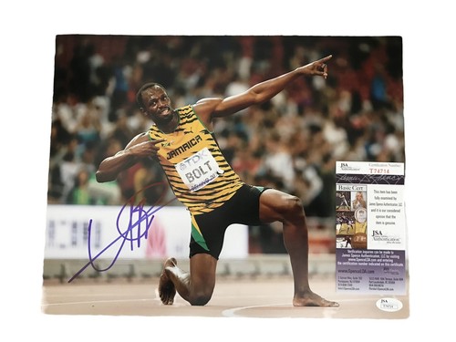 Usain bolt signed jamaica - usain,