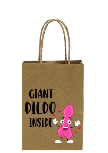 Rude novelty gifts bag - rude, basic