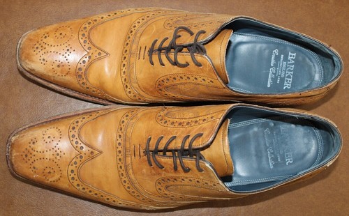 Barker england cedar calf - barker, england,