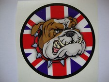 2 X BRITISH BULLDOG STICKERS