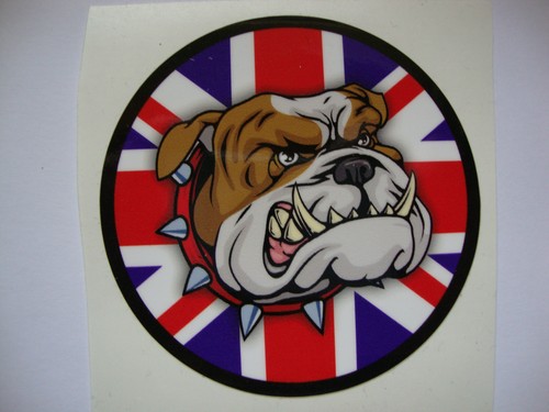 British bulldog stickers - 2,