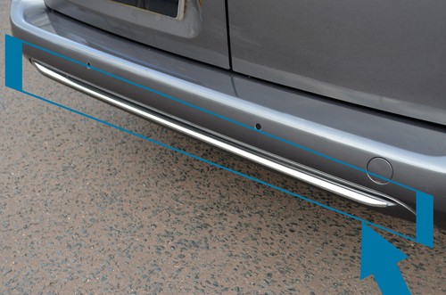 Chrome rear bumper diffuser - chrome,