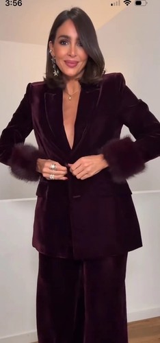 Zara velvet blazer with faux - velvet,