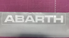 1 x FIAT ABARTH TEXT LOGO