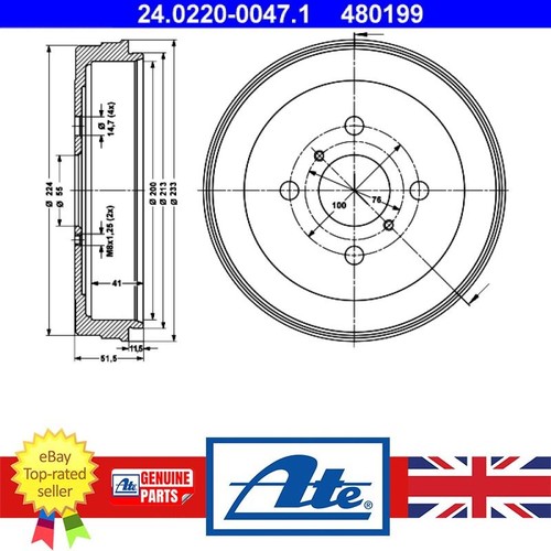 Brake drum for toyota - brake,
