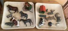 VINTAGE LEAD METAL ANIMALS - BUNDLE, ALL BROKEN & DAMAGED - FOR SCRAP