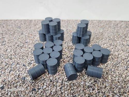 Grey oil drums barrels - oil,
