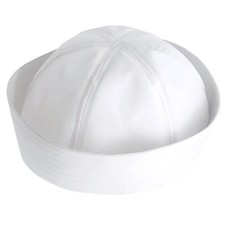 WHITE NAVY SAILOR HAT POPEYE