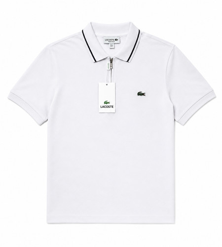 Lacoste white polo shirt mens - lacoste,