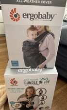 Ergo baby 360 Bundle of Joy and All Weather Cover