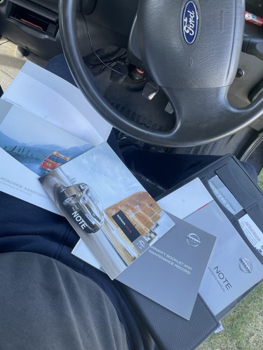 Nissan note owners manual - nissan,