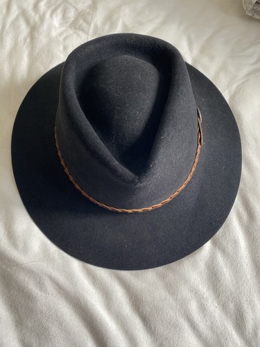 Akubra stockman black felt - akubra,