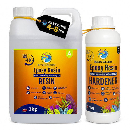 3kg fast cure epoxy resin - 3kg,