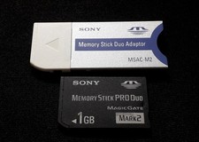 1GB Sony Memory Stick Pro Duo