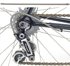 Spiral Wound Stainless Steel Derailleur Cable Kit for Vintage Steel Bicycles