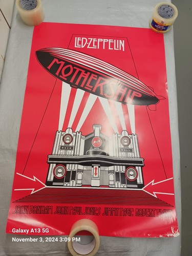 Led zeppelin poster mothership - led,