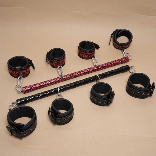 Open leg spreader bar for - leg,