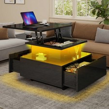High-Gloss Coffee Table With