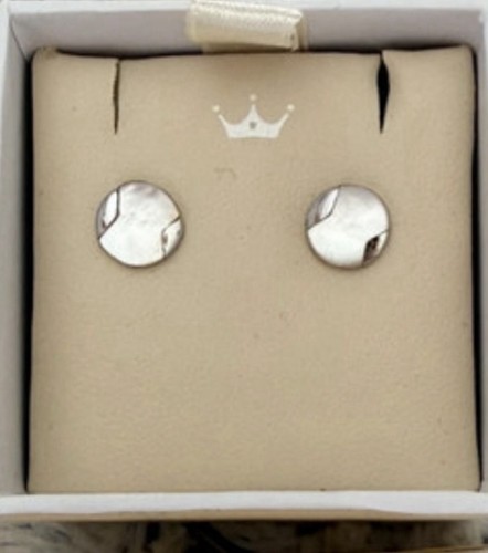 Jersey pearl silver stud - pearl,