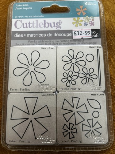 Cuttlebug asterisks dies - cuttlebug,