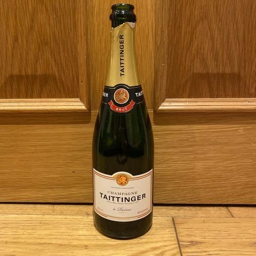 Empty taittinger - empty, ‘taittinger’