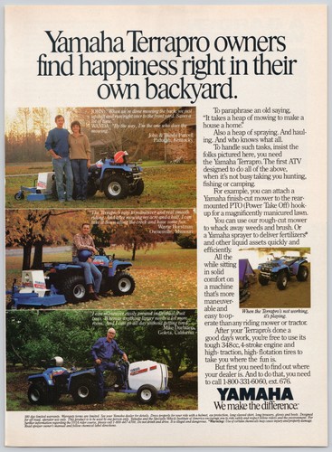 Yamaha terrapro atv mower - terrapro,