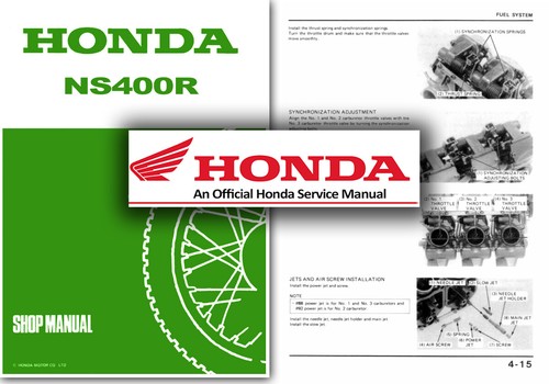 Honda ns400r service workshop - ns400r,