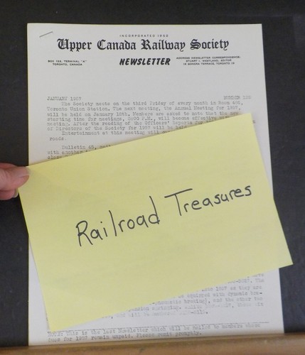 Upper canada railway society - canada,