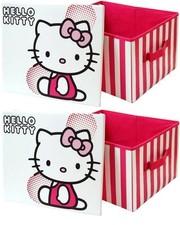 Two Hello Kitty Toy Storage