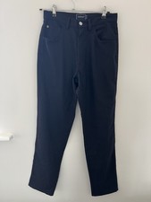 Rockport Mens Trousers Size W30/32 Dark Blue Smart Casual 