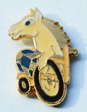 Wheelchair Sport Tie/Lapel Pin Badge