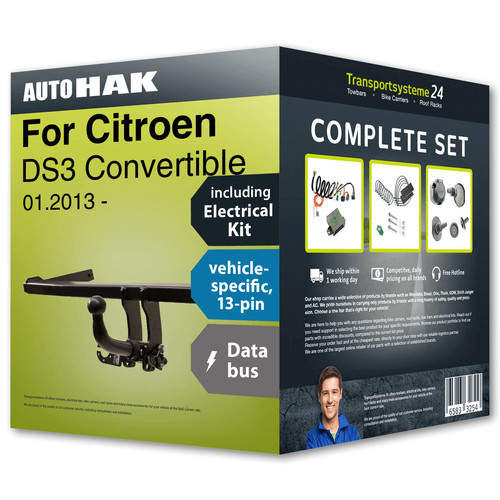Towbar detachable for - , citroen