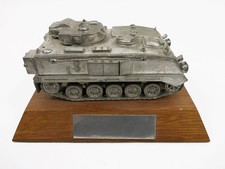 Tank model metal wood - model, top