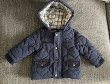 Baby Boy Navy Coat - John Lewis - 3-6 months