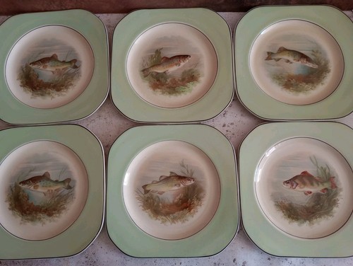 Vintage set plates 22cm - vintage,