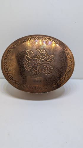 Vintage french embossed copper - vintage,