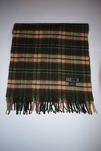 Daks scarf green classic check - daks,